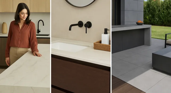Dekton Kullanım Alanları: Sadece Mutfak Tezgahı Değil, Çok Daha Fazlası!