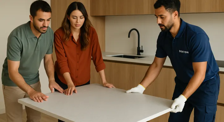 Dekton Tezgah Siparişi ve Montaj Süreci: Adım Adım Kolay Kurulum