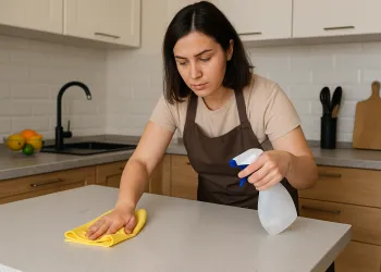 Qartz Tezgahta Su Lekeleri ve Kireç İzleri Neden Olur, Nasıl Temizlenir?