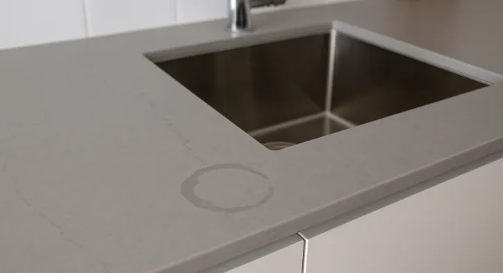 Silestone Tezgahta Su Lekesi, Kireç İzi veya Matlaşma Olur mu? Çözümleri