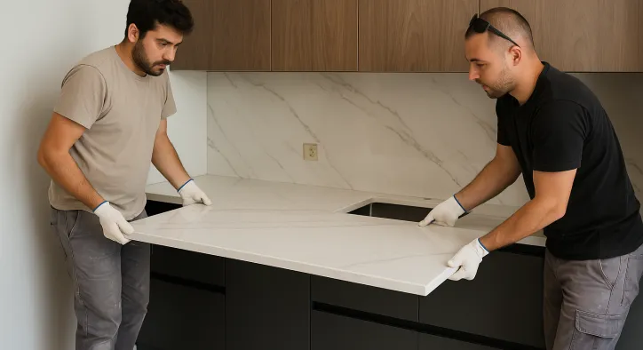 Uzmanından Silestone Tezgah Montajı: Kusursuz Uygulama, Garantili Hizmet