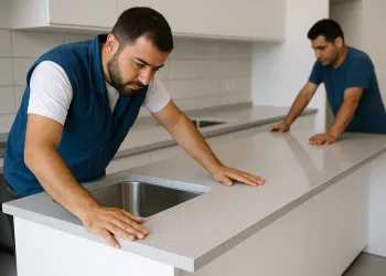 Ümraniye'de Garantili Qartz Tezgah Montajı (İstanbul İçi Servis)