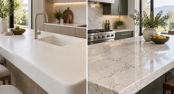 Corian mı Kuvars mı? Hangisi Daha Kullanışlı?