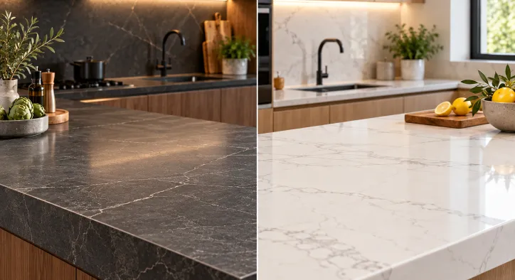 Dekton mu Çimstone mu? Mutfak Tezgahında Hangisi Daha Uygun?